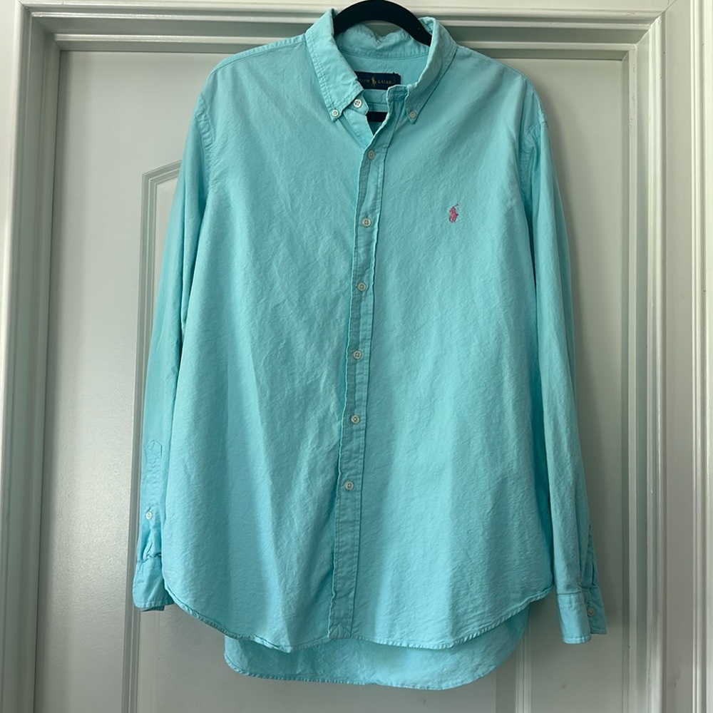 Blue Ralph Lauren button down